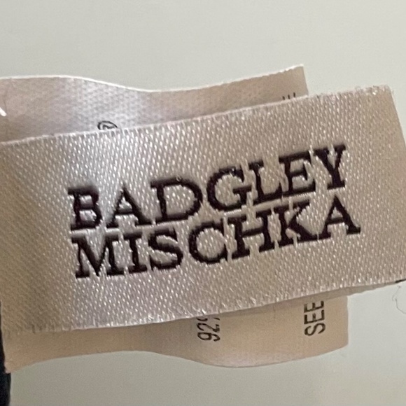 Badgley Mischka One-Piece Halter Bathing Suit, Animal Print Maillot - Picture 7 of 10